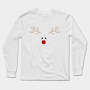 Rudolph Reindeer Long Sleeve T-Shirt